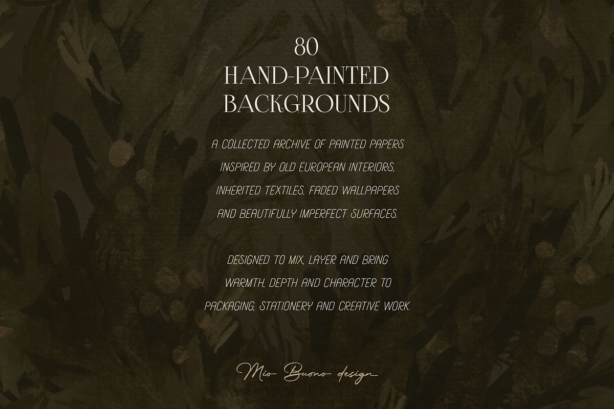 80 Hand-Painted Vintage Backgrounds, a Background Graphic by Mio Buono (Photo 6 of 15)