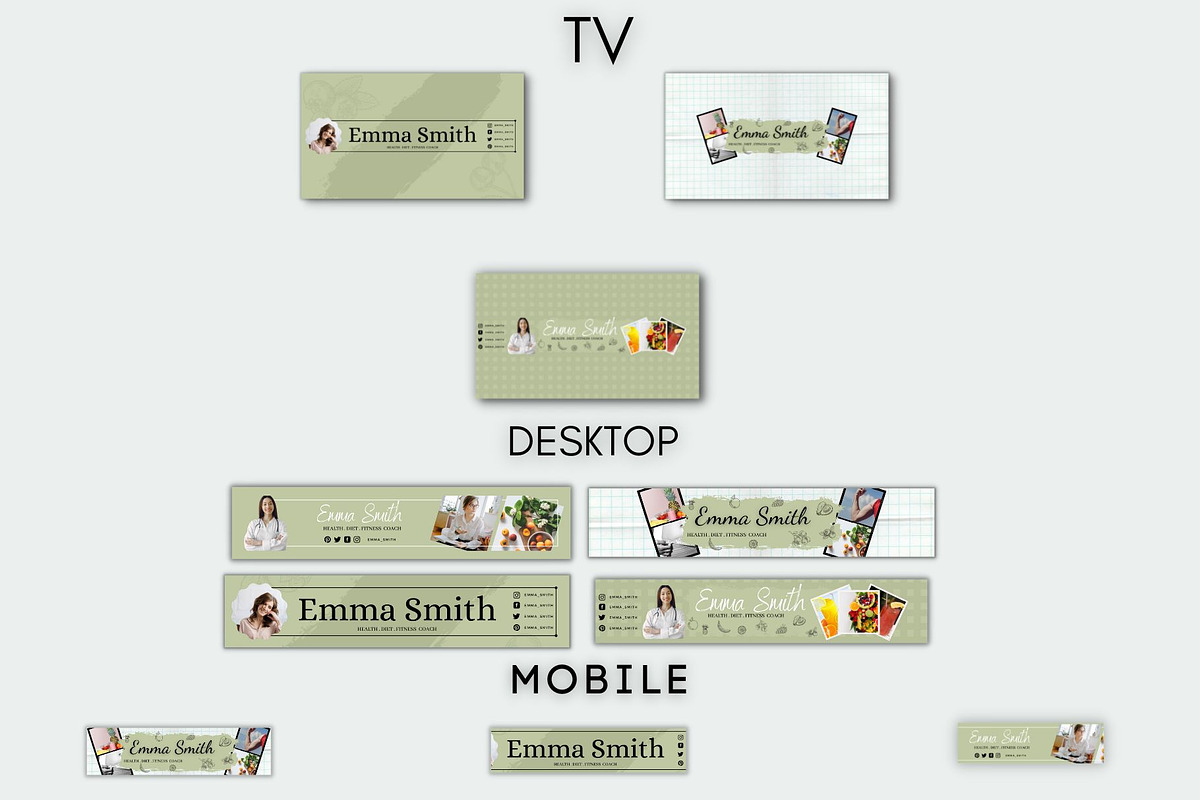 Wellness Coach Youtube branding, a Social Media Template by Millennials Marketing (Photo 6 of 8)