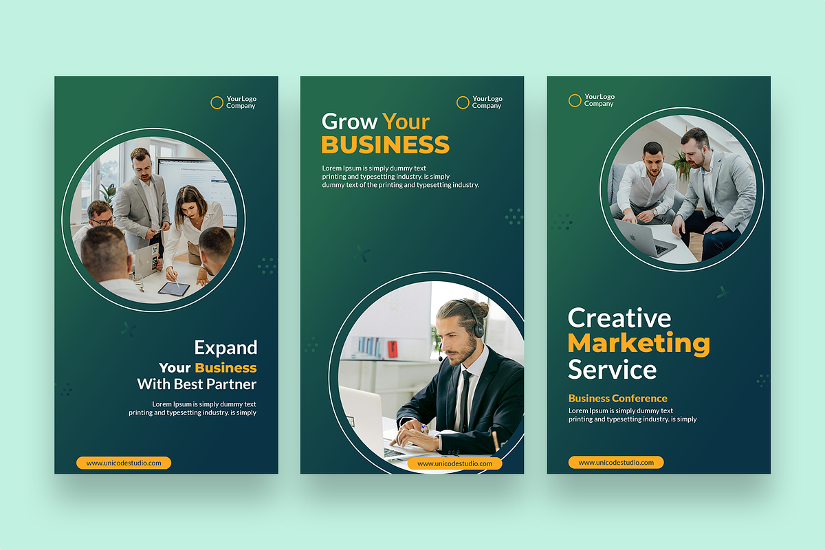 Professional Corporate Marketing Des, a Social Media Template by UnicodeID (Photo 4 of 5)