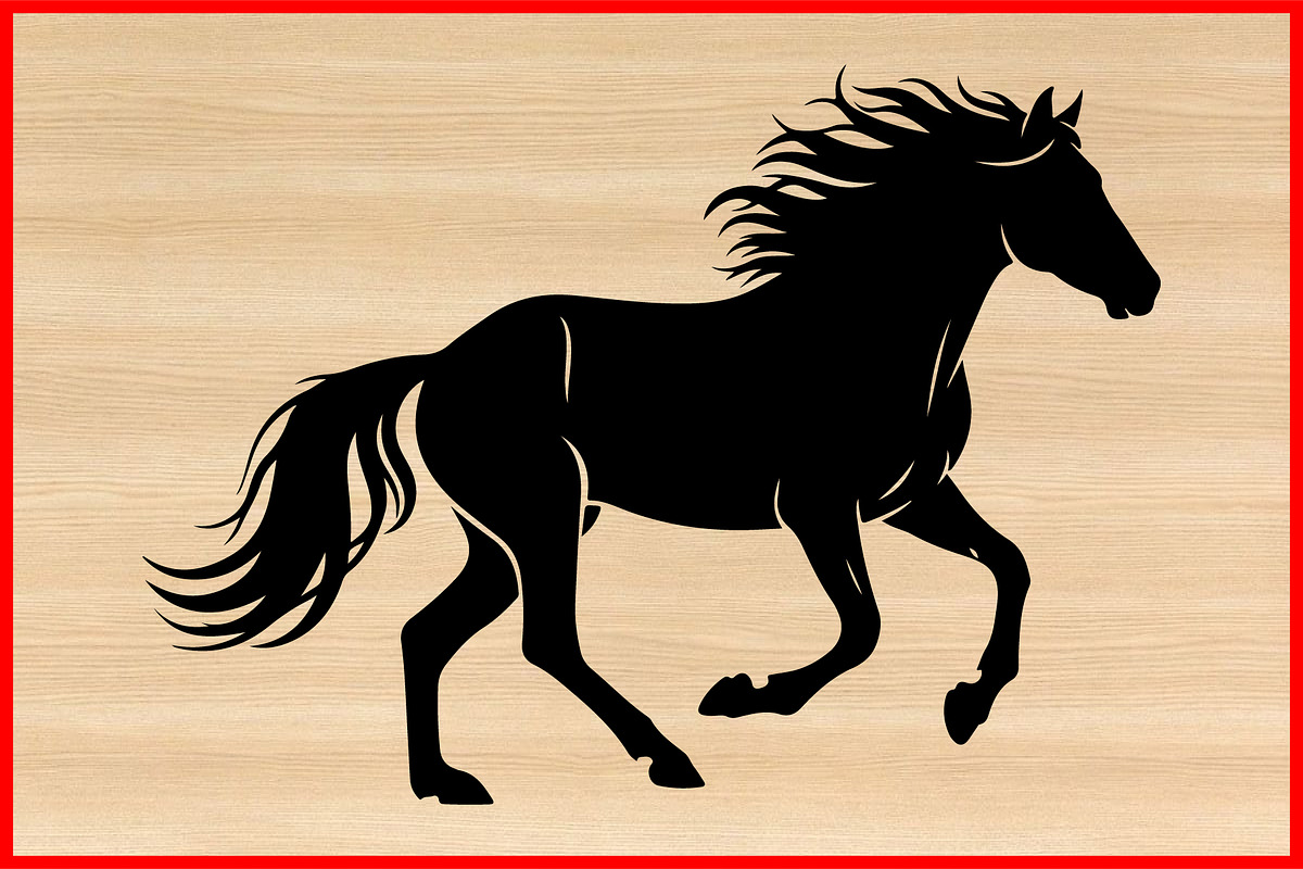 50 Horse Motion Silhouette Vector Bu, an Illustration by Designer_Momina (Photo 2 of 4)
