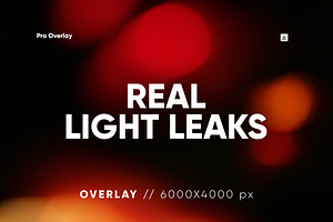 40 Real Light Leaks Overlay HQ