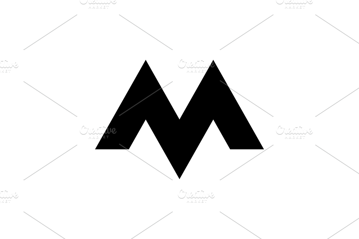 Letter M Logomark Logo preview 2