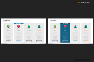 Pricing Table PowerPoint Templates