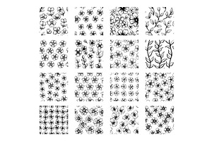 Bundle of vector floral hand, an Object Illustration by Things for designers