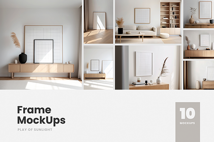Frame Mockups | Play of Sunlight
