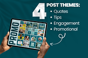 Modern Chiropractic Canva Templates, a Design Template by Socially Sorted (Thumbnail 3 of 9)
