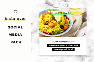 Instalover Instagram SocialMediaPack