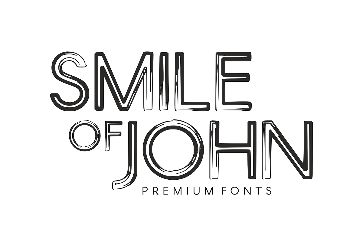 Smile of John - Horror Font Types, a Font by KiddoGlyphs Studio (Photo 1 of 4)