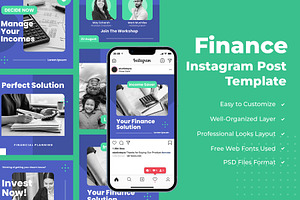 Finance Instagram Post Template