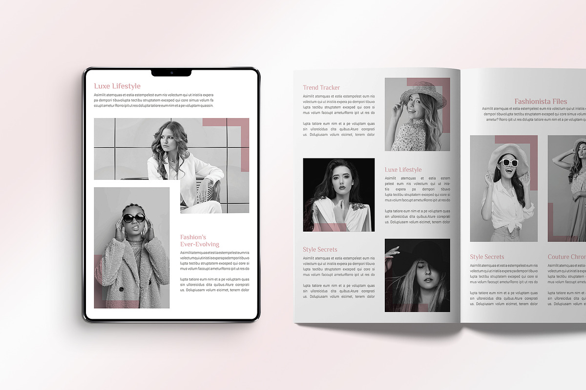 Modern Fashion Magazine, a Magazine Template by graphypix (Photo 2 of 9)