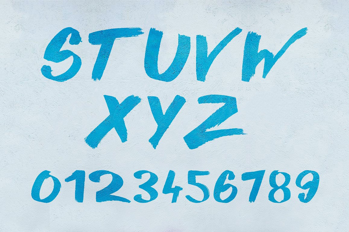 Brush Typeface Script preview 4