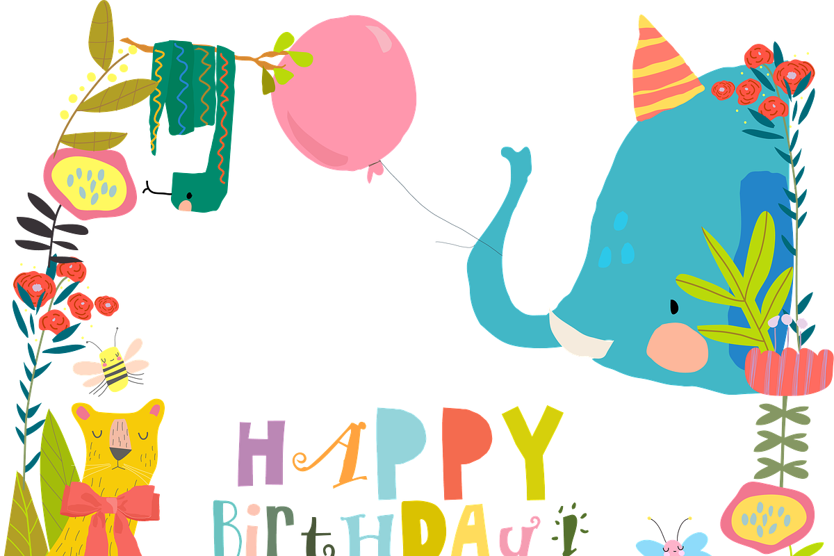 Girl Animals celebrating Birthday, a Person Illustration by Maria Starus (Photo 2 of 3)