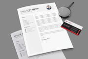 Resume Template and Cover Letter, a Resume Template by designvillage (Thumbnail 5 of 13)