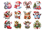 Funny Christmas Animals, a Graphic by CitraGraphics (Thumbnail 4 of 5)