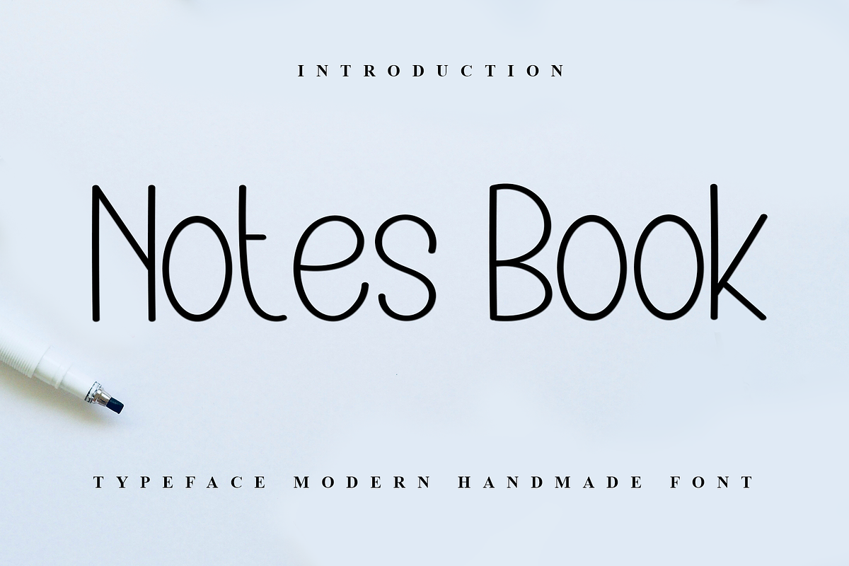 Notes Book, a Serif Font by InermediaSTUDIO (Photo 1 of 7)