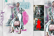 Fashion Sketch 2 Photoshop Action, an Action Add-On by GorynArt (Thumbnail 4 of 11)