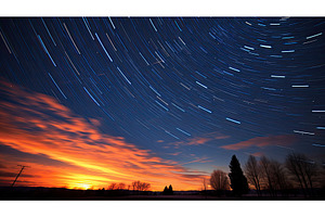 night stars and sun ai generated, a Nature Photo by pikepicture