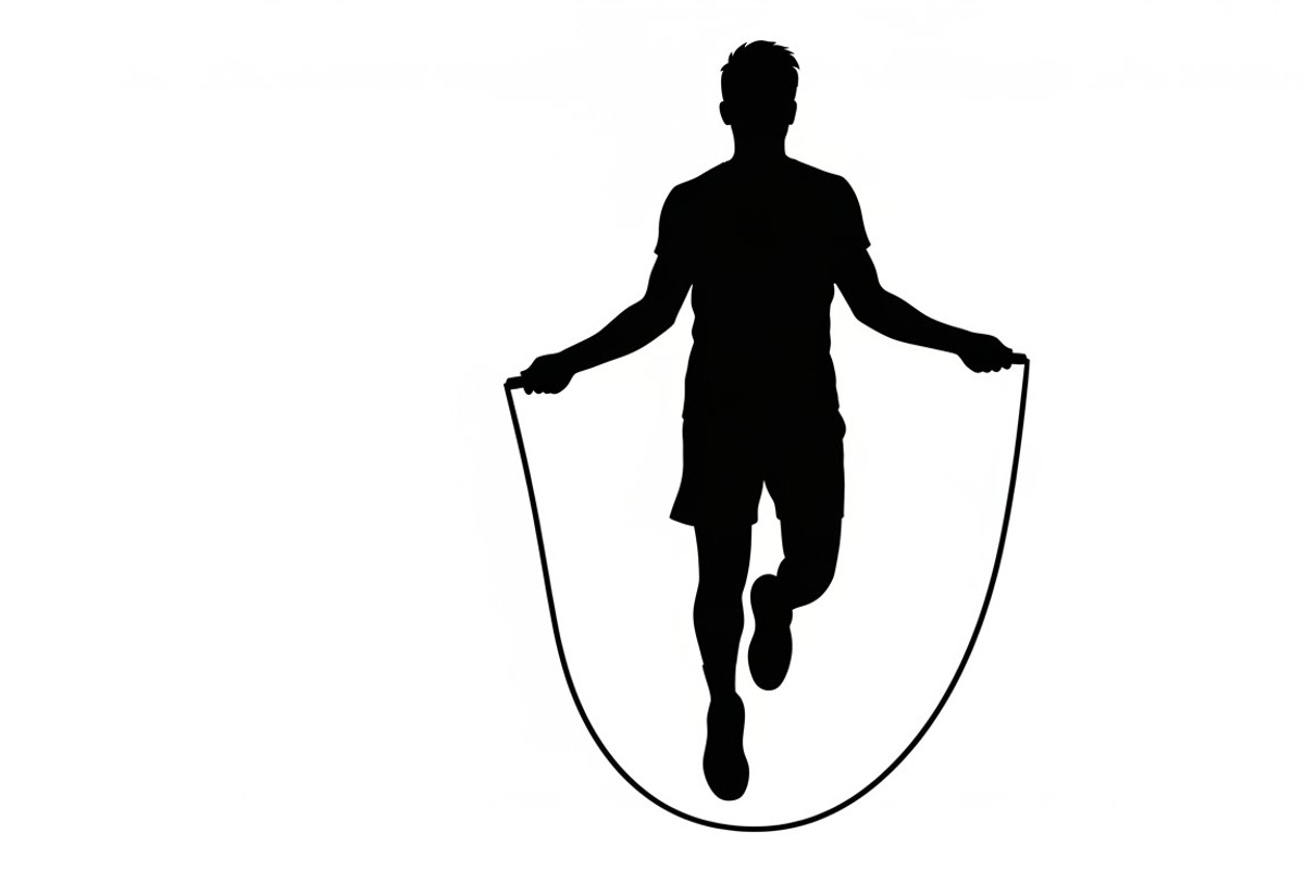 An energetic Jump Rope Silhouette, an Illustration by Amazin_art (Photo 12 of 31)