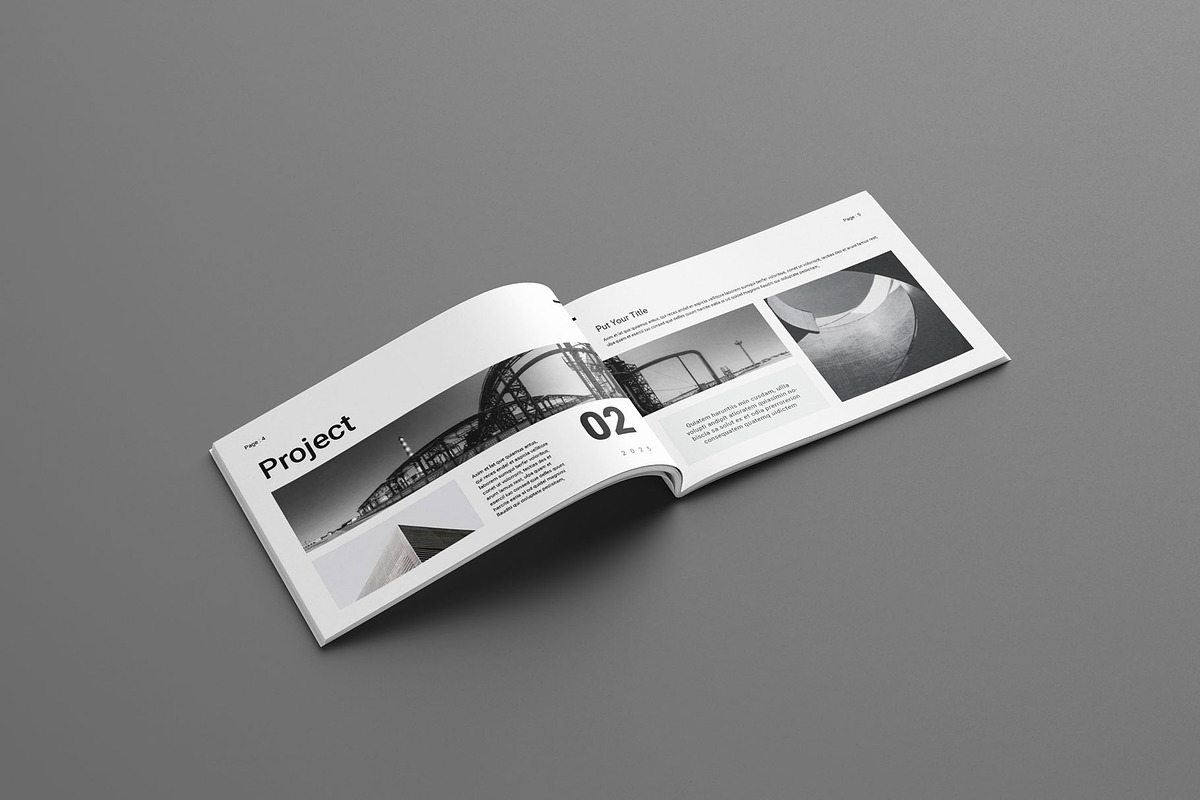 Architecture Portfolio Landscape, a Brochure Template by Seeing-art (Photo 3 of 10)