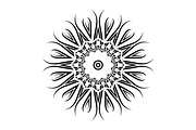 Black and White Mandala Patterns Set, a Decorative Illustration by NJ Himel (Thumbnail 73 of 101)