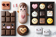 Kawaii Calories PNG Objects, an Object Graphic by Iconogenic (Thumbnail 5 of 6)
