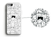 Hand drawn big bundle with animals, an Animal Illustration by Alona Savchuk (Thumbnail 4 of 21)