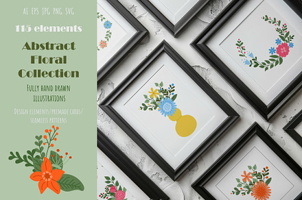 Abstract Floral Collection