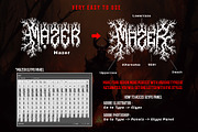 MAZER METAL – Death Metal Font, a Blackletter Font by Fonday Studio (Thumbnail 8 of 8)