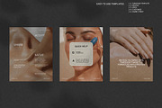 Luxury Skincare Instagram Posts, a Social Media Template by Crafted Pixel (Thumbnail 3 of 10)