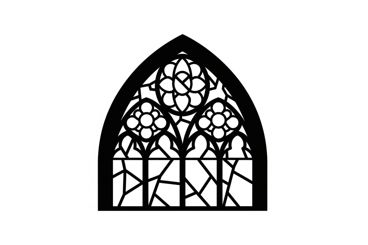 Gothic Church Window Frame Bundle, an Illustration by jahid234 (Photo 9 of 31)