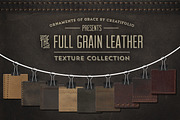Full-Grain Leather Textures - PNGs, a Texture Graphic by Ornaments of Grace (Thumbnail 1 of 3)