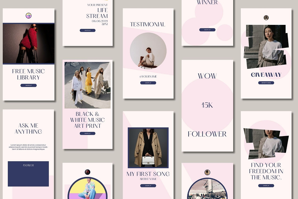 Jawelry Social Media Story Templates, a Social Media Template by BoontenStudio (Photo 3 of 8)