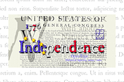 1776 Independence Set, a Serif Font by GLC Foundry (Thumbnail 1 of 4)