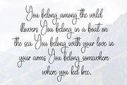 Amelya Calligraph | Script Font, a Handwritten Font by Scratchones (Thumbnail 7 of 8)