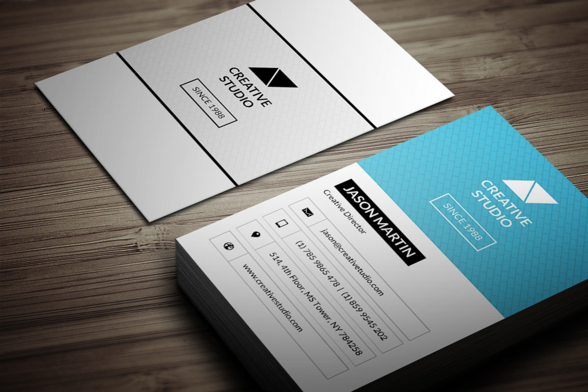 Corporate Business Card, a Business Card Template by bouncy (Photo 1 of 4)