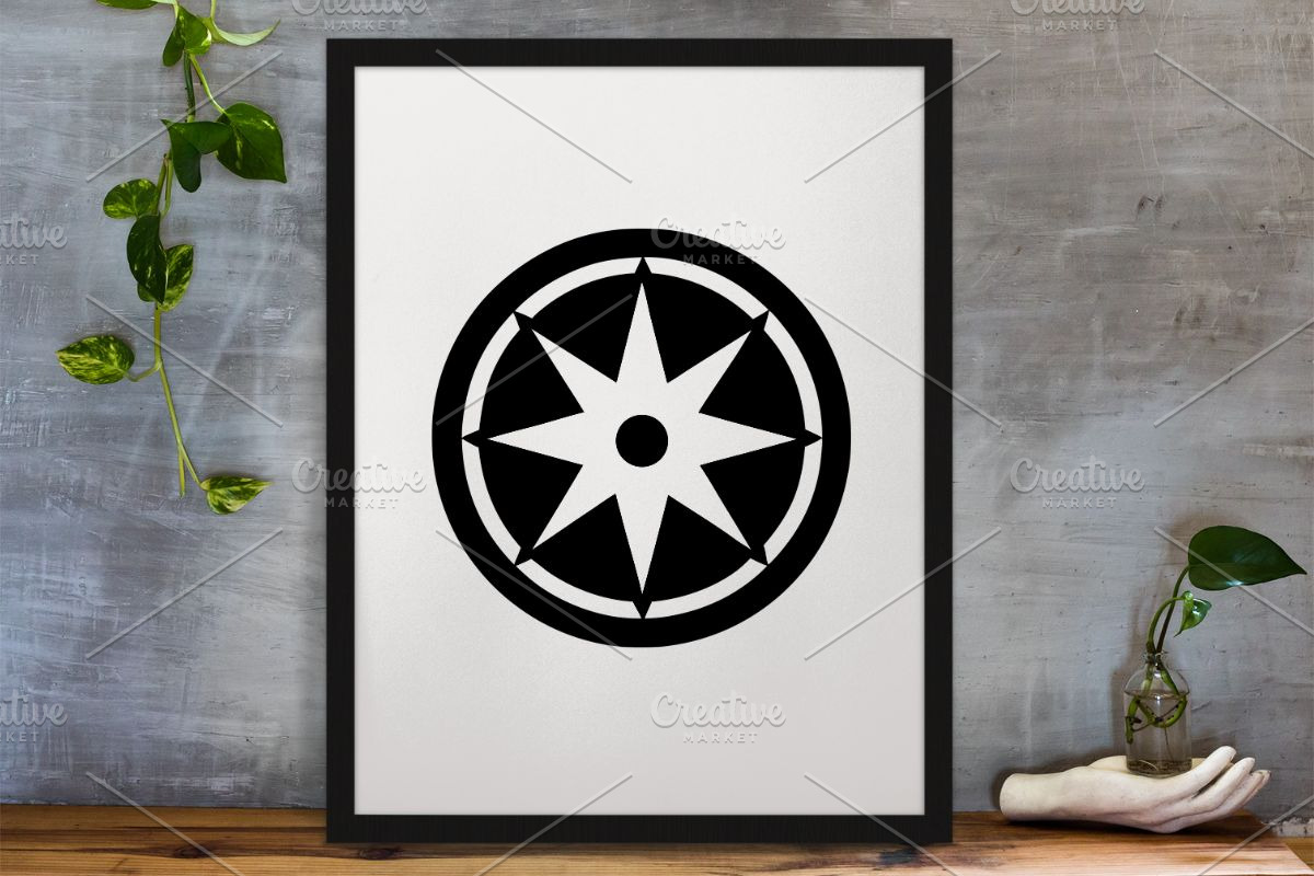 Compass Silhouette SVG, an Object Illustration by newminddesign (Photo 3 of 3)