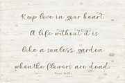 Blooming Heirloom-A Handwritten Font, a Handwritten Font by Lulu Ink Designs (Thumbnail 3 of 9)