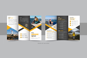 Travel agency trifold brochure, a Brochure Template by Pavel_design
