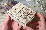 Tic Tac Toe - Laser Cut File, an Object Graphic by VectorPainter (Thumbnail 7 of 18)