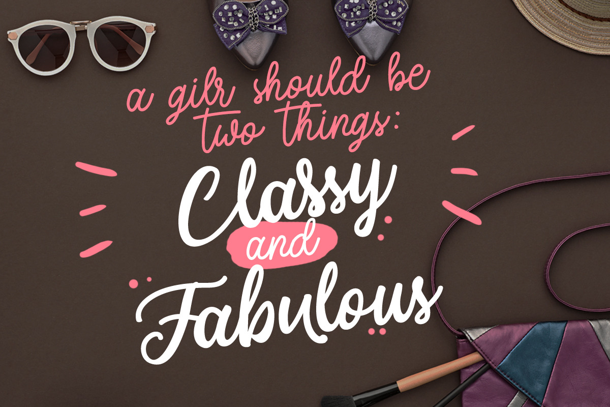 Modesta Script Font duo preview 2