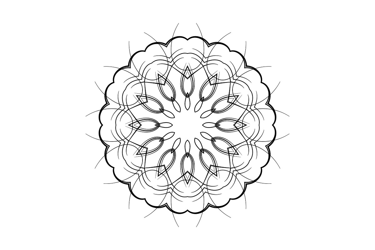 Decorative Mandala Digital Art Pack, a Decorative Illustration by NJ Himel (Photo 42 of 101)