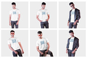 Male t-shirt Mockup-V-2-001, a Shirt Mockup by designvillage (Thumbnail 2 of 6)