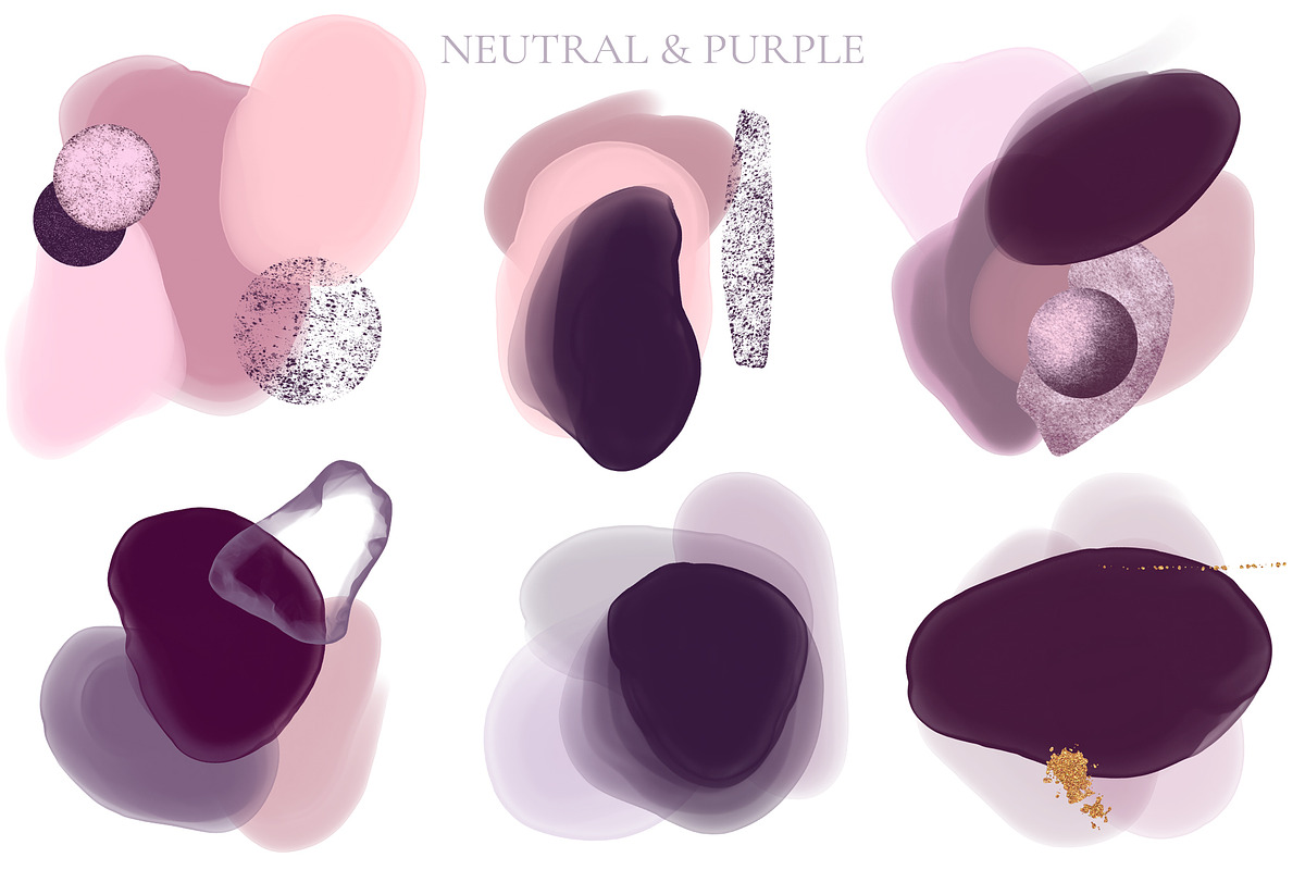 Neutral & Purple, a Texture Graphic by Salted Galaxy (Photo 4 of 13)