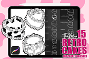 VICTORIAN CAKES PROCREATE BRUSH SET, a Brush Add-On by The GG Shop (Thumbnail 2 of 17)