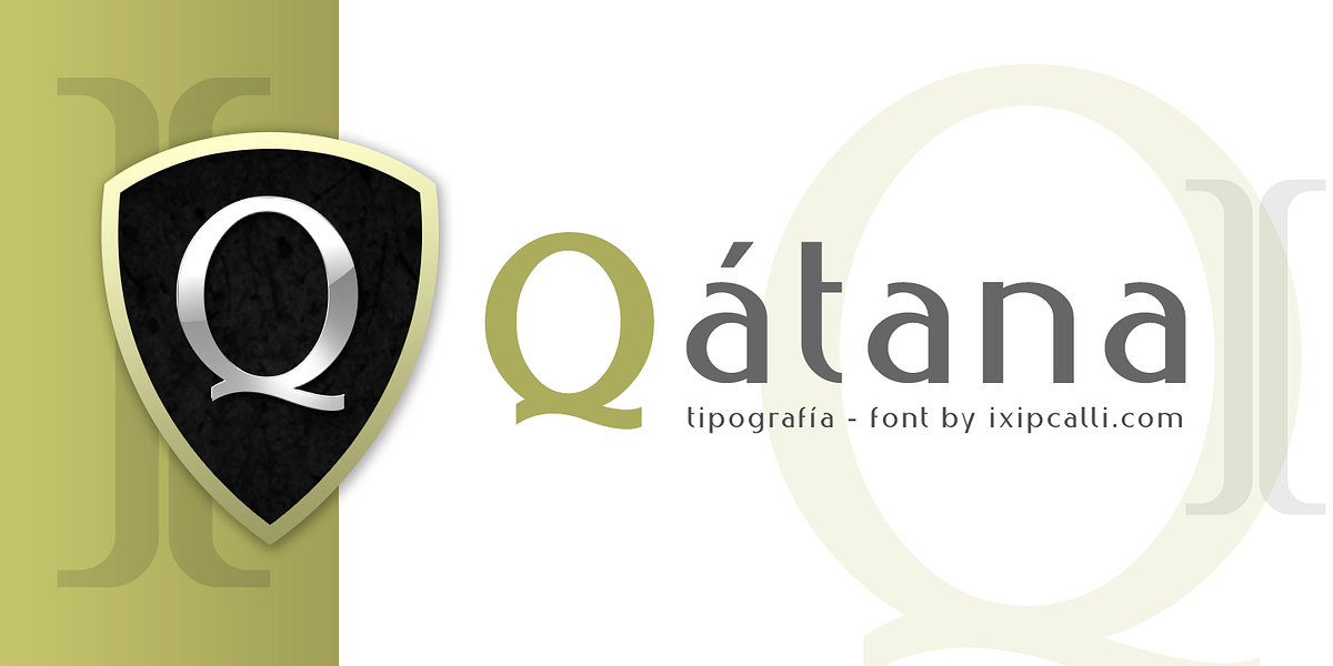 Qatana, a Sans Serif Font by Ixipcalli (Photo 1 of 5)