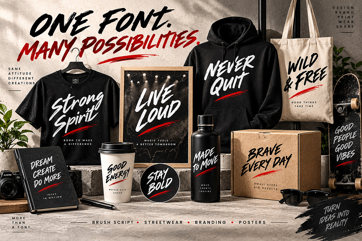 Strong Spirit, a Script Font by Wow Magic (Photo 2 of 5)