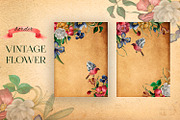 Watercolor Vintage Romantic Flowers, an Object Graphic by Kate Creative Studio (Thumbnail 8 of 10)