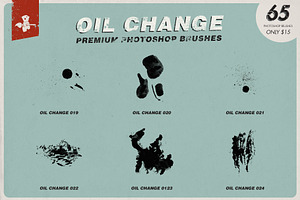 Oil Change Photoshop Brushes