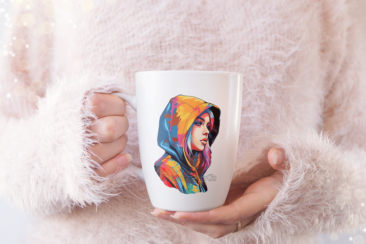 Hooded Girl clipart, an Object Graphic by DreamerStarCo (Photo 2 of 5)