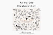 Christmas holiday doodle line art, a Decorative Illustration by Grace Noboa Illustrations (Thumbnail 3 of 10)